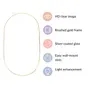 Miroir mural décoratif de luxe avec cadre élégant en verre réfléchissant transparent pour la décoration intérieure de la maison, de l'hôtel et du bureau - Product Image 5