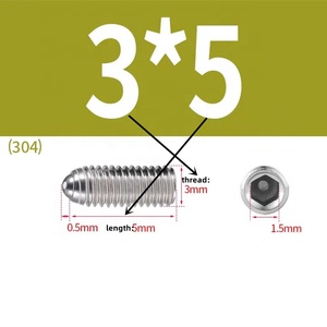 Ss304 không gỉ/12.9 Đen Hex ổ cắm Bóng đầu vít bu lông mùa xuân ép nạp pit tông M2.5 M3 M4 M5 M6 M8 M10 M12 - Product Image 4