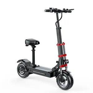 Velocità massima 40-50km/h EABS freno a mano elettronico scooter elettrico pieghevole per adulti telaio in lega di alluminio per pneumatici Tubeless