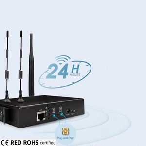 נתב Wifi חיצוני רשת <span class=keywords><strong>3G</strong></span> 4G תעשייתי נתב M2M תעשייתי נתבים אלחוטיים עם כרטיס סים מאושרים על ידי CE RED ROHS - Product Image 1