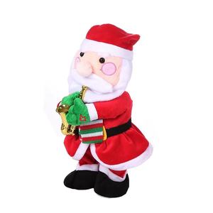 Nouveau jouet de danse chantante électrique de vente chaude jouet de musique de Noël poupée en peluche elfe en peluche - Product Image 4