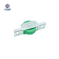 Rouleau de porte à poulie unique au design moderne pour patio coulissant Chili Roue en nylon à rainure en V Rouleau en silicone pour l'Amérique du Sud