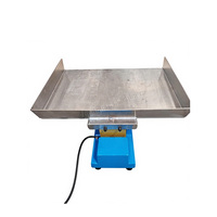 Alimentateur vibrant électromagnétique mini GZV2 en acier inoxydable avec petite trémie, capacité 0,1-1t/h, 110/220V pour l'industrie alimentaire