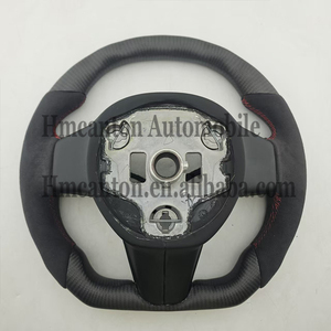 พวงมาลัยคาร์บอนไฟเบอร์แบบด้าน Alcantara สำหรับรถยนต์ Tesla Model 3 และ Model Y - Product Image 3