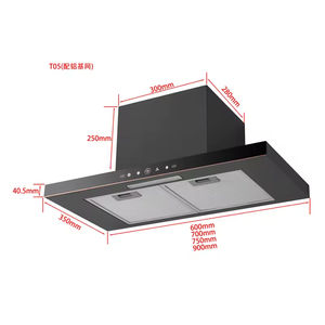 <span class=keywords><strong>Hotte</strong></span> <span class=keywords><strong>aspirante</strong></span> de cuisine de type T à forte aspiration, plateforme insulaire, appartements, maison, extracteur de fumée électrique, <span class=keywords><strong>hotte</strong></span> de cuisson - Product Image 6