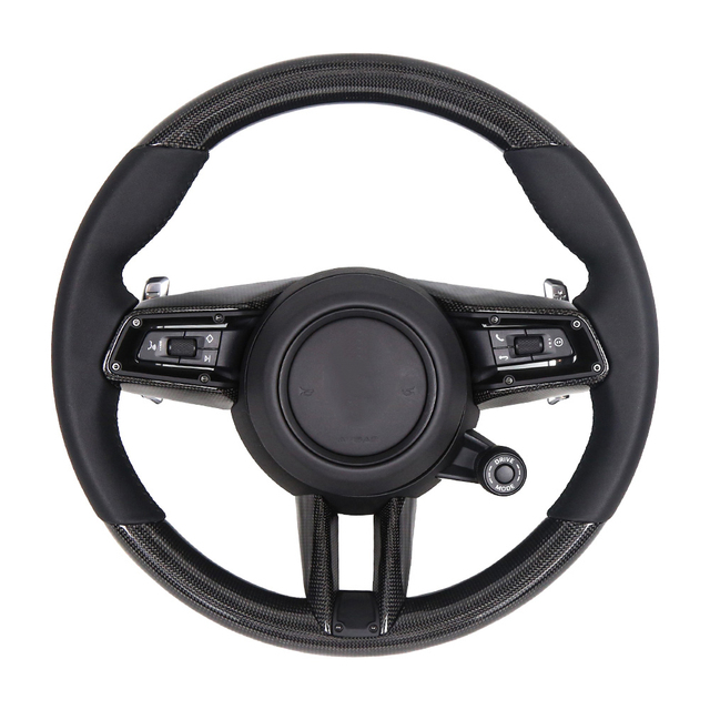 Customizable Carbon Fiber Sports Design Steering Wheel for Porsche 992 Real Carbon Fiber Material