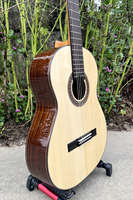Aiersi marque Bonne qualité guitare classique fait main solide top palissandre dos et côté corde en nylon