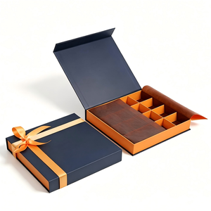 Caja Magnética Ecológica con Forma de Libro, Caja para Chocolates con Lazo, Caja de Embalaje de Papel para Dulces con Logotipo Personalizado para el Día de San Valentín - Product Image 3