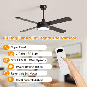 New Product Smart <strong>Fan</strong> 52 Inch 4 Plywood Blade Modern Matte <strong>Black</strong> <strong>Ceiling</strong> <strong>Fan</strong> Light DC <strong>Ceiling</strong> Chandelier with <strong>Fan</strong> - Product Image 1