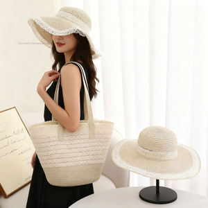 New Style Korean Crossbody Bag With Zipper Closure Two Straps Summer Fashion Straw Seaside Vacation Bag Polyester Tanjing - Product Image 3