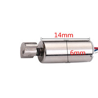 Mini moteur à vibrations sans noyau dc, équipement de beauté, produits de massage pour adultes, 12 v, 6mm, 14mm, 1.5v, 3v