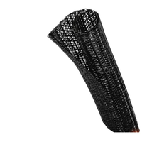 Protection de faisceau de câblage automobile, gaine de câble tressée extensible auto-enroulante avec résistance aux hautes températures
