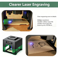 Voedselveilige lasergraveermachine 3W mini draagbaar voor het graveren van fruit, koekjes en taartoppervlakken