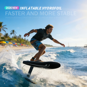Tabla de Hydrofoil Inflable Favorita para Surfear con Ala, Tabla de Hydrofoil Portátil y Estable para Deportes Acuáticos - Product Image 4