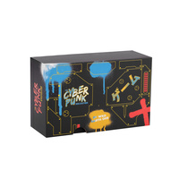 Fabricant de boîtes cadeaux de haute qualité avec impression CMYK, laminage mat, emballage en carton avec EVA noir pour cadeaux