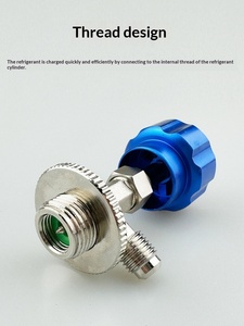 Ouvre-<span class=keywords><strong>bouteille</strong></span> de réfrigérant R22/R134a, outil de remplissage de fluorine pour valve de type neige pour climatiseur de voiture et évaporateur de réfrigérateur - Product Image 3