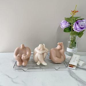 Molde de Silicona para Velas Aromáticas con Forma de Cuerpo Humano, para Decoración Hecha a Mano - Product Image 4