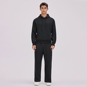 Sudadera con capucha de ropa informal de alta calidad Logotipo impreso personalizado Tallas grandes 100% Algodón Sudaderas con capucha para hombres - Product Image 2