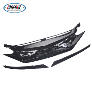 Grille avant en plastique noir brillant Cool Design pour <span class=keywords><strong>Civic</strong></span> Grill 2016-2018 - Product Image 5