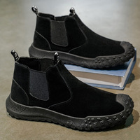 Chaussures pour hommes directement de l'usine, résistantes à l'usure, à semelle épaisse, rehaussantes, bottes de travail décontractées pour le désert, tendance masculine