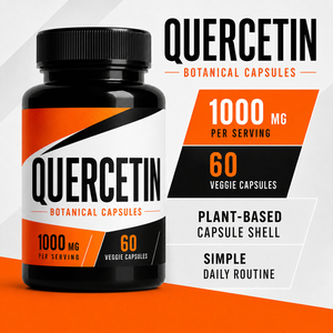Compléments alimentaires végétaliens biologiques sans gluten à base de quercétine, antioxydant, pour la digestion, avec bromélaïne, 120 capsules pour adultes, Sophora Japonica - Product Image 5