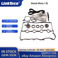 Linkteco Timing Belt Kit & pompa air untuk Mazda Miata 1,8 l L4 DOHC 1994-2000 B660-12-700D B660-12-730C BP0510235C