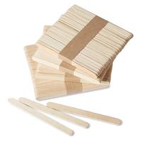 Pabrik Tiongkok 150MM/114MM/93MM tongkat kerajinan kayu 50 buah paket anak-anak kerajinan kayu tongkat es krim alami Mini Jumbo