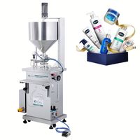 Machine de remplissage semi-automatique pneumatique pour shampoing, huile, sauce tomate, pâte, crème et miel