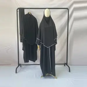 Cape assortie de haute qualité vêtements ethniques femmes musulmanes du Moyen-Orient robe vêtements islamiques abaya