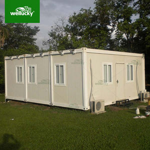 Z 폴드 확장형 컨테이너 하우스 빌라 디자인 하우스 조립식 주택 철골 구조 단열 패널 맞춤형 레이아웃 - Product Image 4