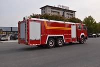 Camion Pompier Diesel HOWO 6x4 de 16 Mètres Cubes, Véhicule de Lutte Contre l'Incendie de Haute Qualité, Robuste, pour Secours, Prix Usine, En Promotion