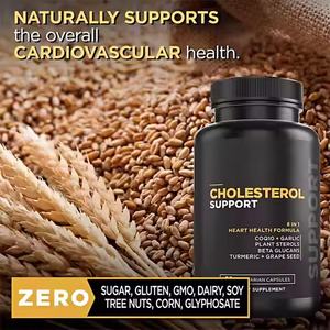 Integratore di estratto vegetale di colesterolo OEM-contiene CoQ10, promuove la salute del cuore e il supporto del colesterolo - Product Image 3