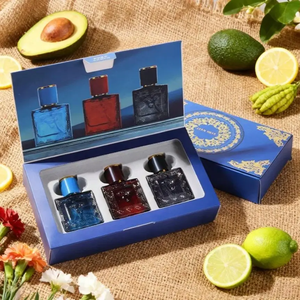 <span class=keywords><strong>Set</strong></span> Regalo 3 X 30ml Profumo da <span class=keywords><strong>Uomo</strong></span> Eau De Toilette Fragranza Legnosa e Floreale di Lunga Durata Colonia Spray per il Corpo di Lusso - Product Image 2