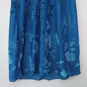 Intiflower NL19 Novo Design 2023 Pijama Floral Azul Alta Qualidade Sem Mangas Elegante Pijamas para As Mulheres