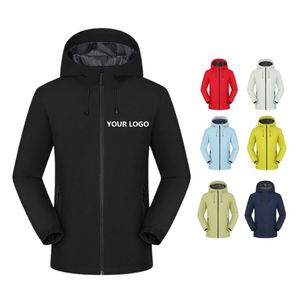 Custom Business Gifts Men's Outdoor Sports Polyester Waterproof <b>Winter</b> Hard Shell Hiking Windproof Work Clothes <b>Jacket</b> with logo - Product Image 1