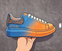 Chaussures décontractées de haute qualité, avec logo personnalisé, élégantes, respirantes ; antidérapantes et durables ; adaptées à l'extérieur et à un usage quotidien.