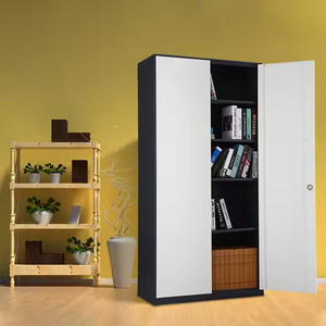 ตู้เก็บเอกสารเหล็กสีขาวห้าชั้นทันสมัยปรับได้สองประตูสำหรับบ้านสำนักงานโรงพยาบาลใช้ในอพาร์ตเมนต์ - Product Image 6