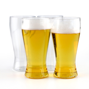 custom beer glass plastic mug insulated beer glass water glasses logo beer glass