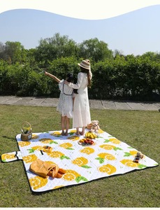 Matelas pliable en PVC imperméable à ultrasons et tapis de pique-nique - Tapis de <span class=keywords><strong>camping</strong></span> portable pour activités de plein air et utilisation sur la plage - Product Image 6