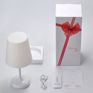 High Quality Romantic LED <b>Mini</b> <b>Table</b> Lampara De Mesa Top Wireless Dining Touch Eco-Friendly High End Portable Restaurant - Product Image 5