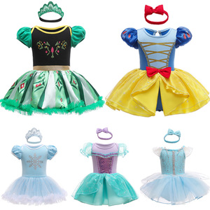 Costumes de princesse d'été pour bébé fille de 3 à 18 <span class=keywords><strong>mois</strong></span>, Tinkerbell, avec bandeau - Product Image 3