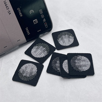 Étiquettes de soin NFC en polyester lavables, taille personnalisée pour vêtements
