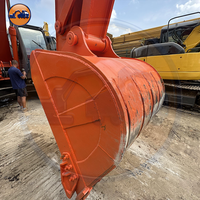 Excavatrice Hitachi Zx210-6 d'occasion, d'origine japonaise, 21 tonnes, faible nombre d'heures, diesel, sur chenilles, hydraulique, en bon état, à vendre