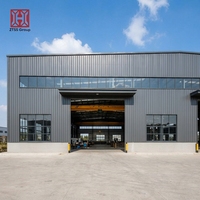 Entrepôt en structure acier à faible coût, nouvelle conception ZTSS, construction rapide, unités de stockage intérieures et extérieures préfabriquées, structure légère