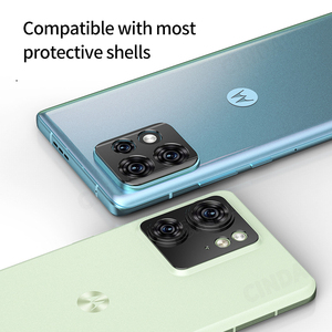 Cao Cấp Chống Tác Động Kim Loại Hợp Kim Nhôm Ống Kính Bảo Vệ Cho Motorola Cạnh 40Pro 5G Không Có Kính Ống Kính Máy Ảnh Phim Cho Điện Thoại Di Động - Product Image 5