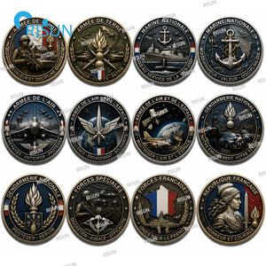 Moneta Commemorativa Personalizzata per Veterani della Gendarmeria Nazionale Francese, Apribottiglie Personalizzato Francese, Monete Commemorative - Product Image 5