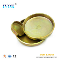 Bouchon d'eau IVOK, bouchon de blocage d'eau, bouchon anti-gel moteur OD 24mm, bouchon en cuivre