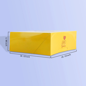 Tùy chỉnh phân hủy sinh học Vàng quế CuộN điều trị hộp vuông Bánh hộp - Product Image 3