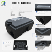 Boîte de piège à rats en plastique directement de l'usine, boîte à souris avec verrou, pièges à souris et rats