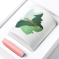 Boîte à bougies rigide de luxe 10OZ noir mat, support de bâton d'allumettes fait à la main, parfum de cire de soja, bougies parfumées, boîtes cadeaux, emballage